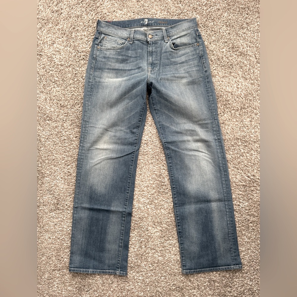 Men’s Relaxed Fit 7 for all Mankind Denim Jeans
